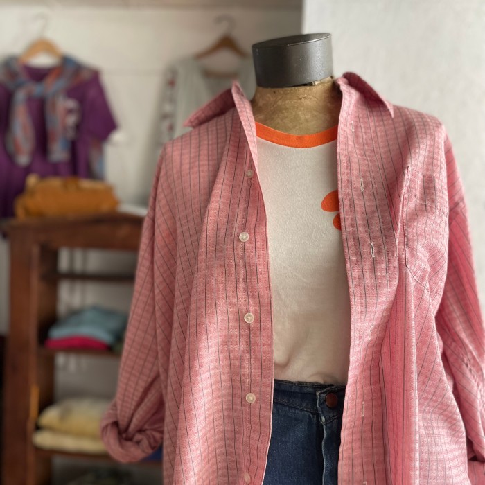 50's〜 Creighton Shirt Makers ピンクシャツ | Vintage.City 빈티지숍, 빈티지 코디 정보