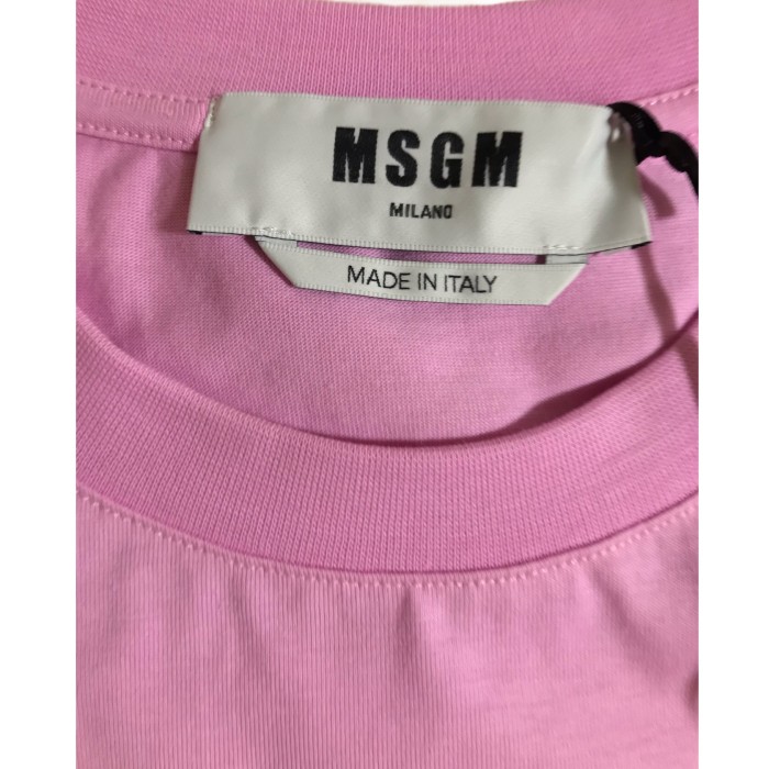 【新品タグ付き】MSGM ロゴ　Tシャツ | Vintage.City 빈티지숍, 빈티지 코디 정보
