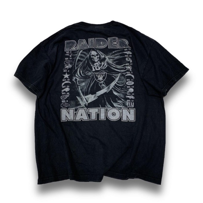 ９０S NFL RAIDERS/レイダース チームロゴ Tシャツ | Vintage.City 빈티지숍, 빈티지 코디 정보