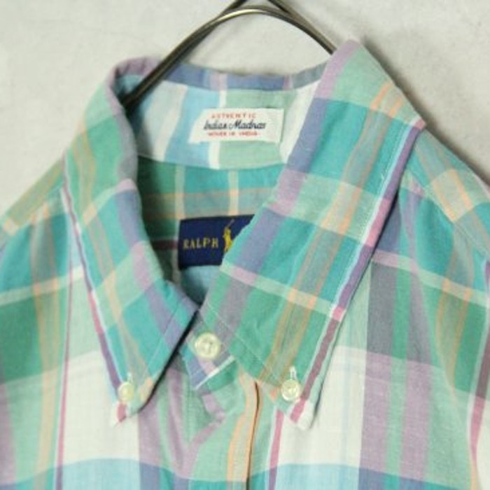 "Ralph lauren" fresh blue check shirt | Vintage.City Vintage Shops, Vintage Fashion Trends