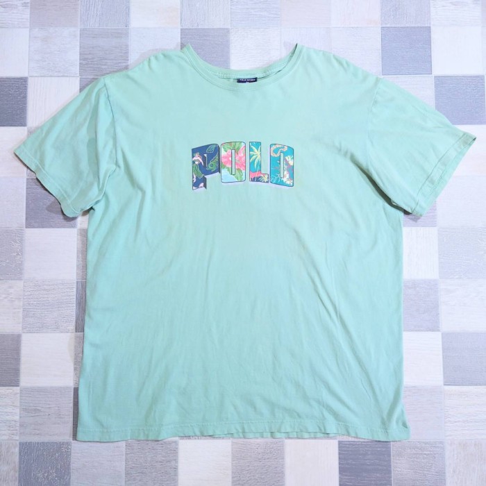 90’s POLO SPORT RALPH LAUREN アロハ ロゴ Tシャツ | Vintage.City 빈티지숍, 빈티지 코디 정보