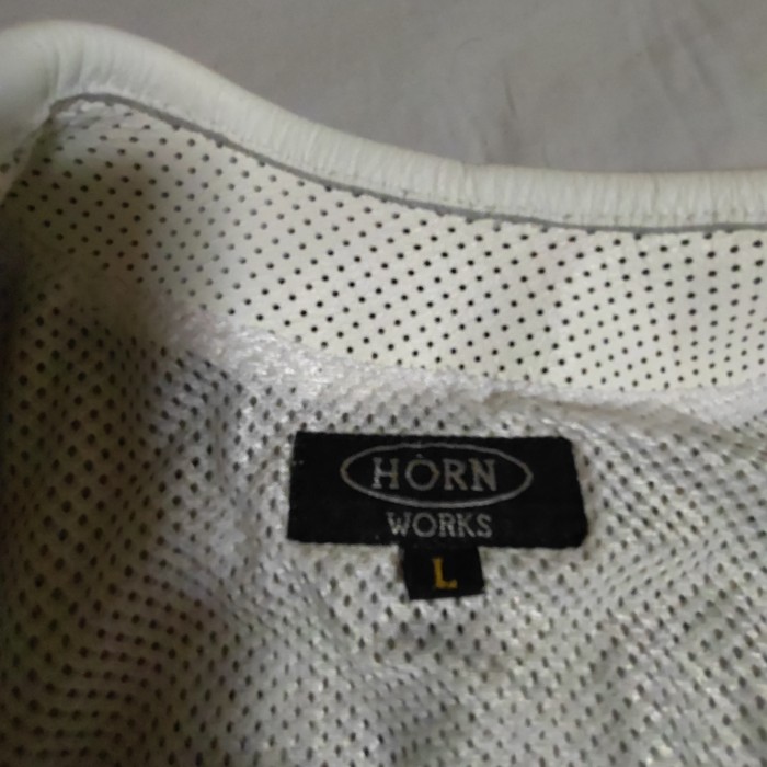 HORN  WORKSメッシュレザー半袖バイカーズジャケット | Vintage.City 古着屋、古着コーデ情報を発信