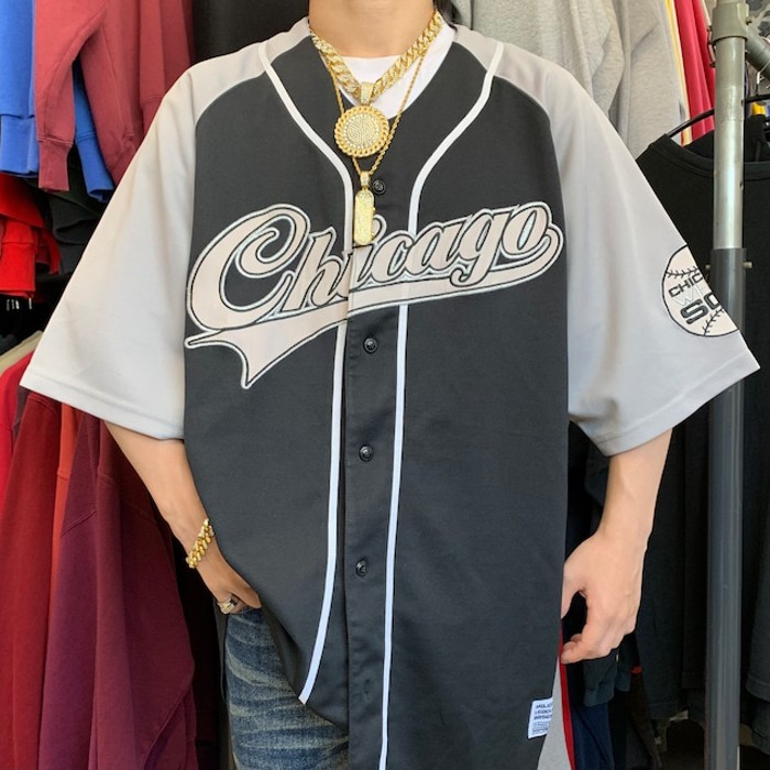 90s CCM MLB シカゴホワイトソックス ベースボールシャツ ロゴ