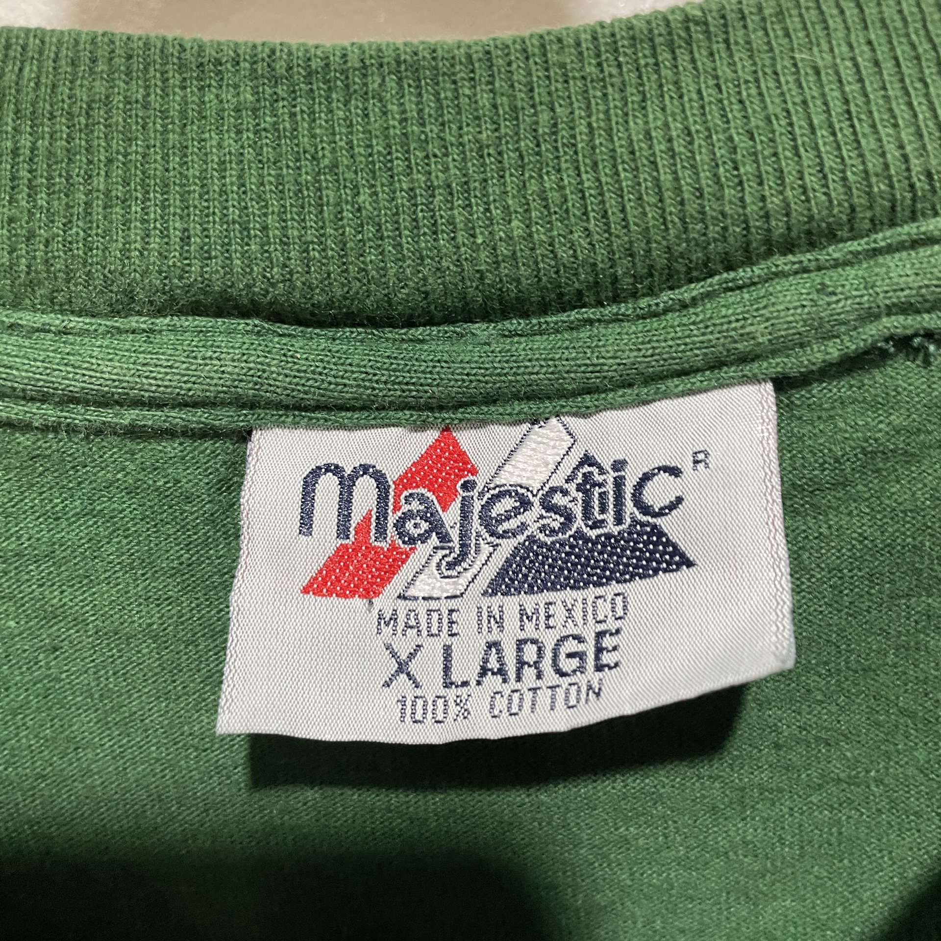 送料無料』90s グリーンベイパッカーズ 刺繍ロゴTシャツ XL 緑 