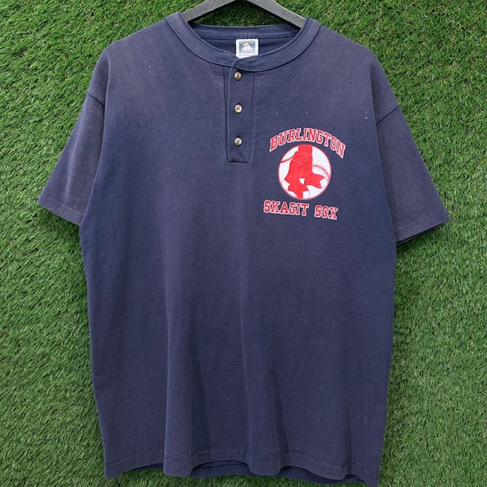 9485.90s USA製 MLB ボストンレッドソックス ヘンリーネックt | Vintage.City 古着屋、古着コーデ情報を発信