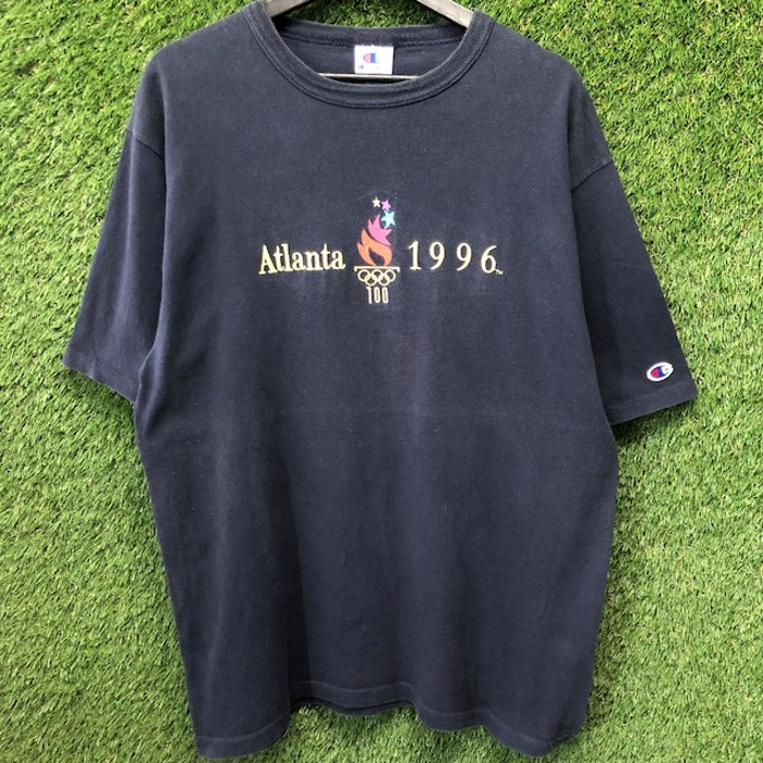 9479.90s USA製 アトランタオリンピック 刺繍デザインTシャツ チャン 