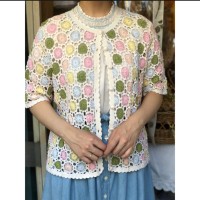 vintage summer cardigan | Vintage.City 古着屋、古着コーデ情報を発信