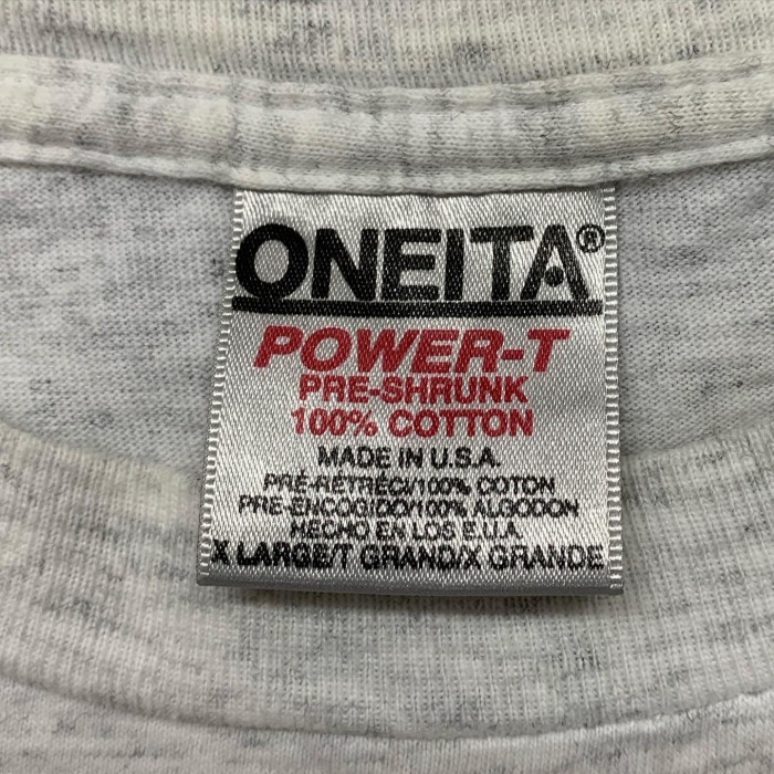 ONEITA,made in USA,両面プリント シングルステッチ~'90