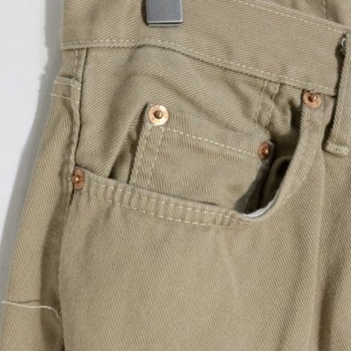 Levi’s 501 beige brown color denim pants | Vintage.City 古着屋、古着コーデ情報を発信