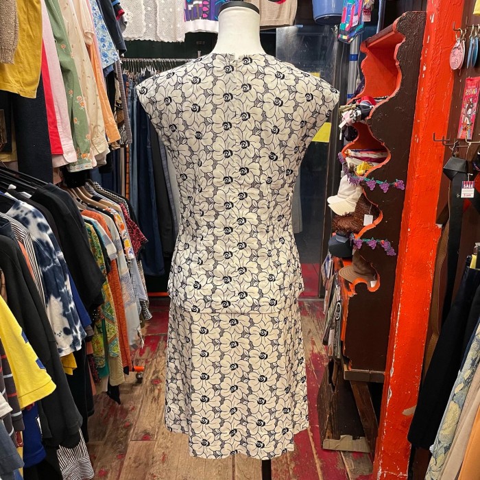 70s 花柄 刺繍 #トップス #スカート セットアップ | Vintage.City 古着屋、古着コーデ情報を発信