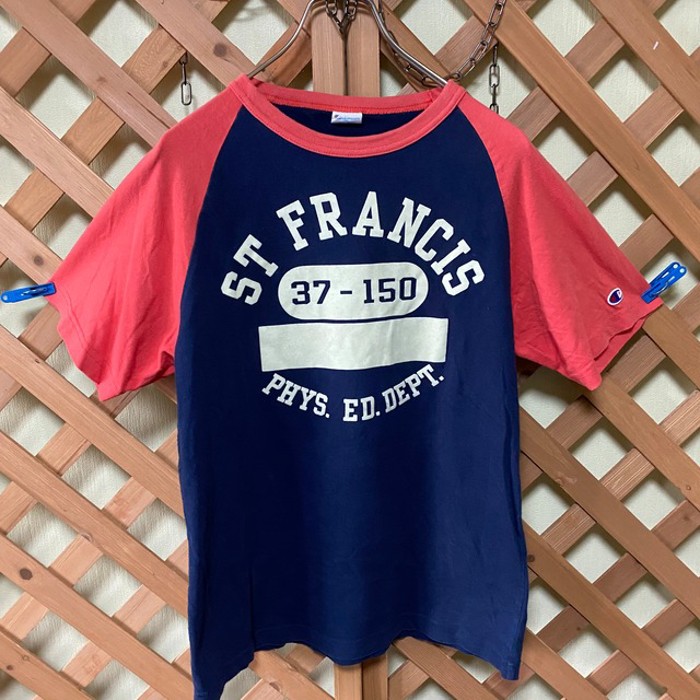 champion チャンピオン tシャツ st francis ネイビー | Vintage.City