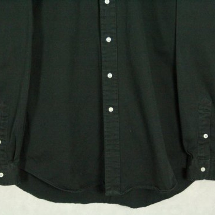 "Polo Ralph Lauren"  black cotton shirt | Vintage.City 빈티지숍, 빈티지 코디 정보