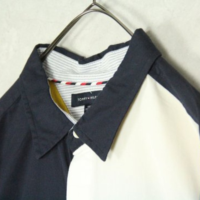 "Tommy Hilfiger" panel color switchshirt | Vintage.City 빈티지숍, 빈티지 코디 정보