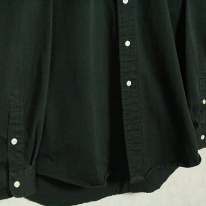 "Polo Ralph Lauren"  black cotton shirt | Vintage.City 古着屋、古着コーデ情報を発信