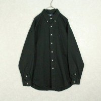 "Polo Ralph Lauren"  black cotton shirt | Vintage.City 빈티지숍, 빈티지 코디 정보