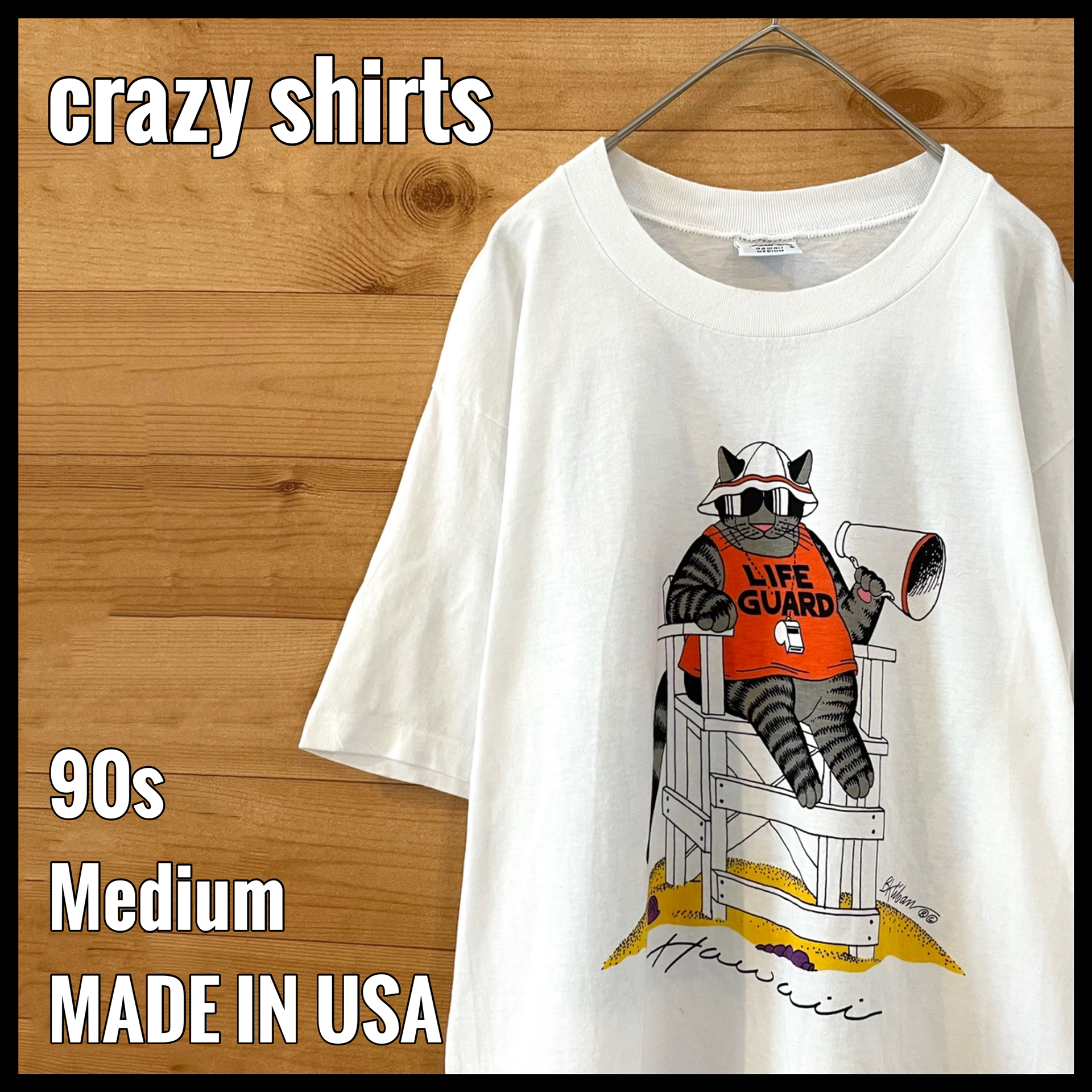 crazy shirts】90s USA製 Tシャツ 両面プリント us古着 | Vintage.City