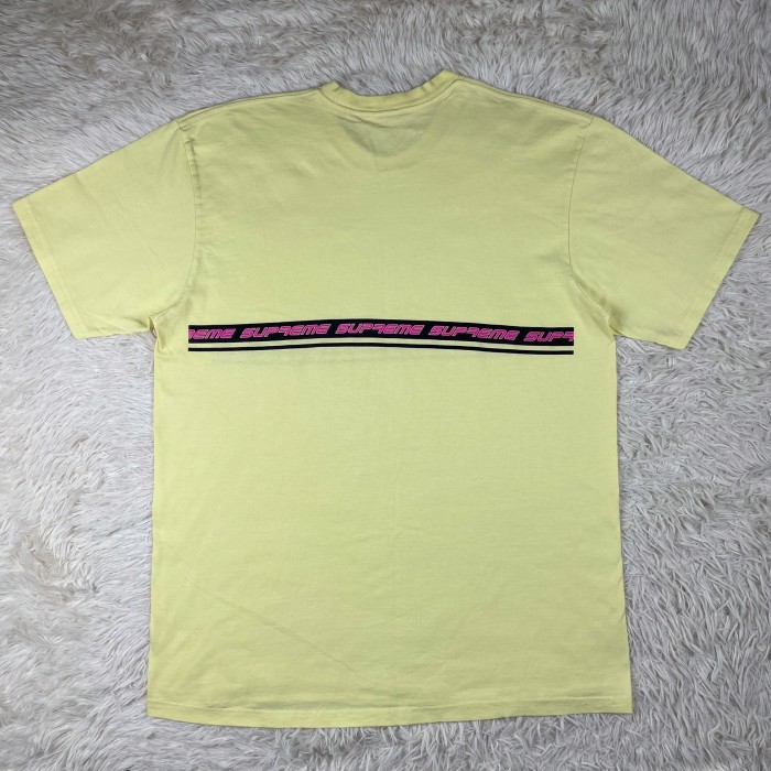 【シュプリーム】ラインロゴTシャツ イエロー　オーバーサイズ | Vintage.City 빈티지숍, 빈티지 코디 정보