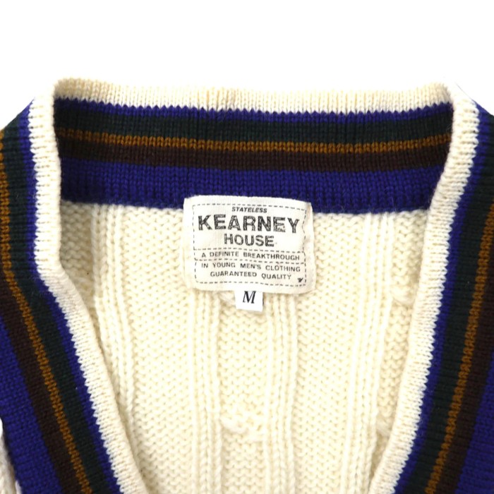 KEARNEY HOUSE Vネックニットセーター スクールセーター M | Vintage.City 古着屋、古着コーデ情報を発信