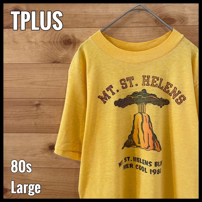 【TPLUS】80s Tシャツ セントへレンズ山 シングルステッチ US古着 | Vintage.City 古着屋、古着コーデ情報を発信