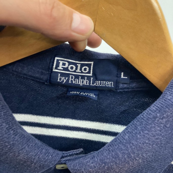 Polo by Ralph Laurenボーダー半袖ポロシャツ　L | Vintage.City 古着屋、古着コーデ情報を発信