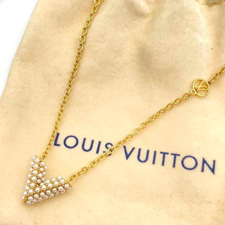 LOUIS VUITTON ルイヴィトン ネックレス コリエ・エセンシャル V 