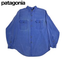 patagonia USED胸ポケット付きブルーワイシャツ　XLサイズ　 | Vintage.City 古着屋、古着コーデ情報を発信
