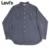 Levi's(リーバイス) 　胸ポケット付きグレー長袖Yシャツ　XLサイズ | Vintage.City 빈티지숍, 빈티지 코디 정보