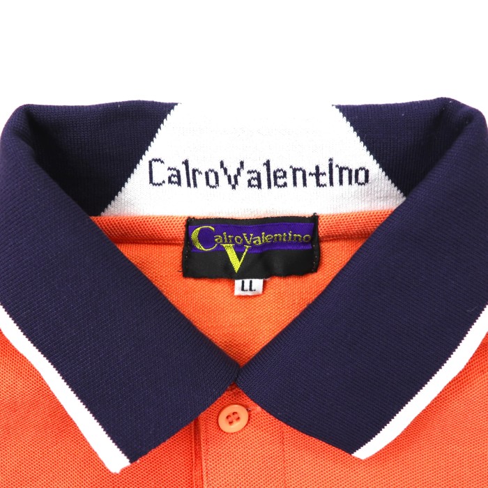 新品　CALRO VALENTINO ポロシャツ 90s