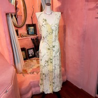 Used flower summer dress | Vintage.City 古着屋、古着コーデ情報を発信
