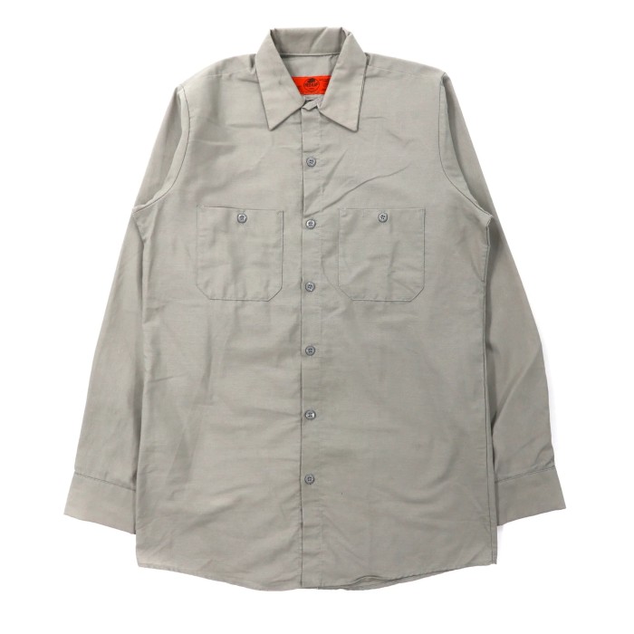 RED KAP ワークシャツ S グレー コットン 90s | Vintage.City 古着屋、古着コーデ情報を発信