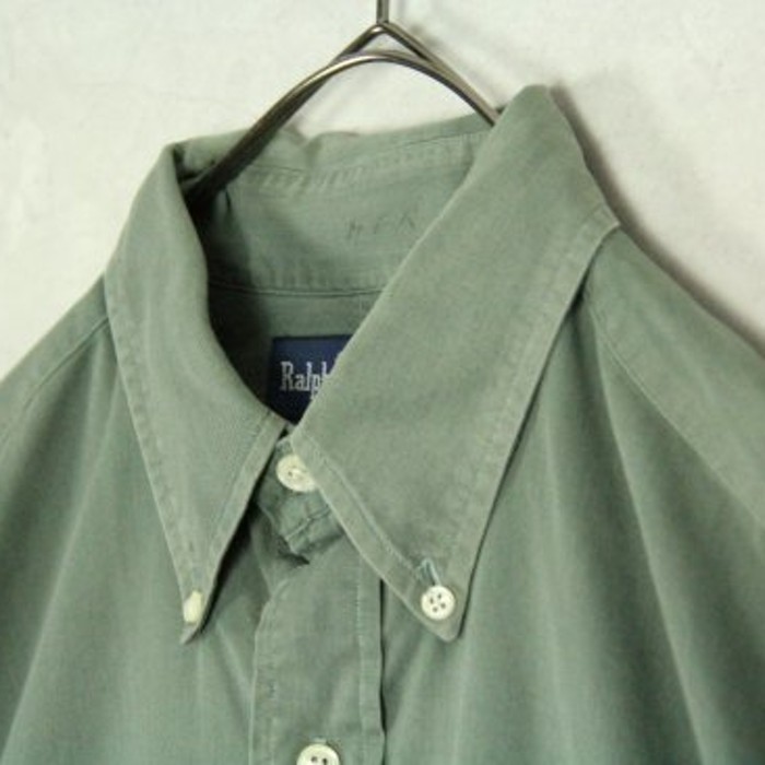 "Polo Ralph Lauren" khaki green shirt | Vintage.City 빈티지숍, 빈티지 코디 정보