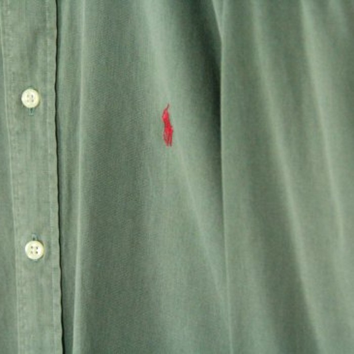"Polo Ralph Lauren" khaki green shirt | Vintage.City 빈티지숍, 빈티지 코디 정보