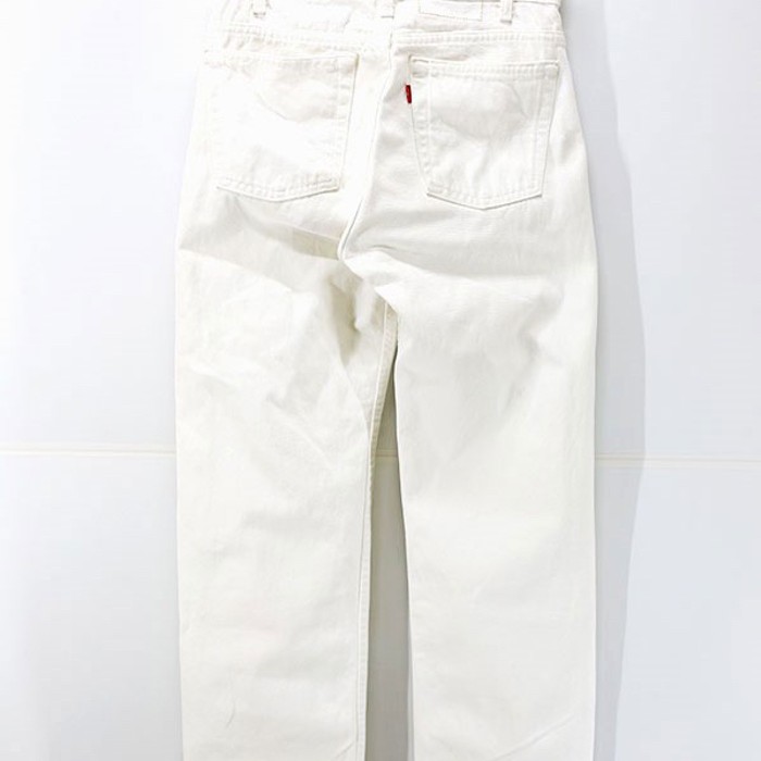 90s USA Levis 505 White Denim Pants W30 | Vintage.City 古着屋、古着コーデ情報を発信