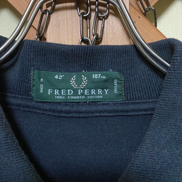 フレッドペリー ポロシャツ メンズ　ブラック　イエロー　リンガー　英国製 | Vintage.City 古着屋、古着コーデ情報を発信
