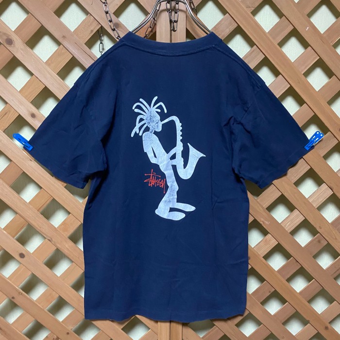 Old stussy Tシャツ 90s シャドーマン USA製 ジャズマン | Vintage.City