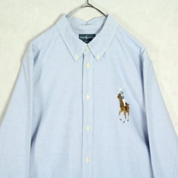 "Polo Ralph Lauren" big logo embroidery | Vintage.City 古着屋、古着コーデ情報を発信