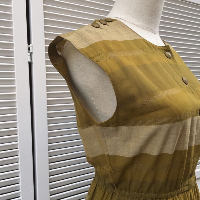 multi border sleeveless dress | Vintage.City Vintage Shops, Vintage Fashion Trends