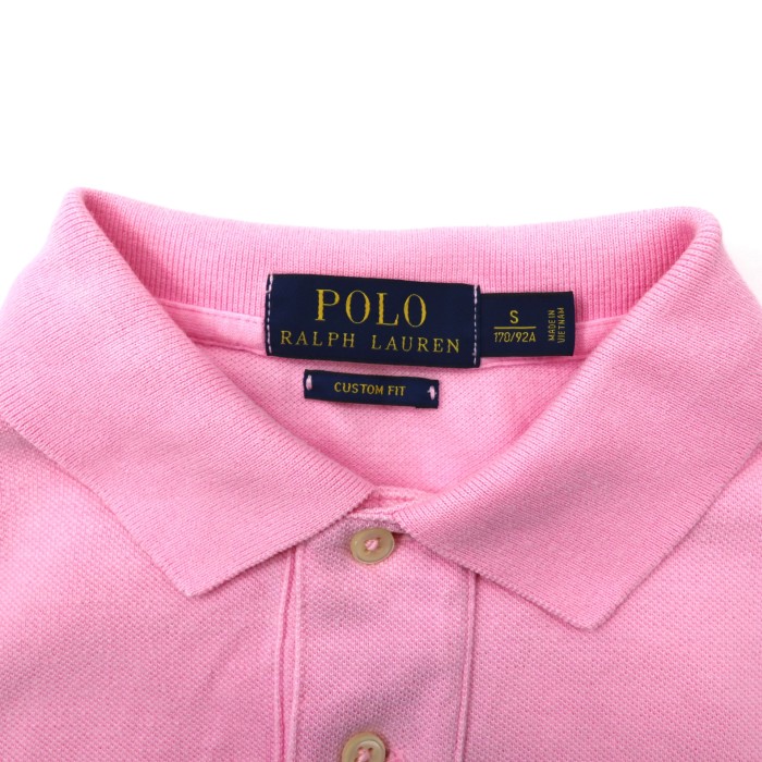 POLO RALPH LAUREN ポロシャツ S ピンク コットン | Vintage.City 古着屋、古着コーデ情報を発信