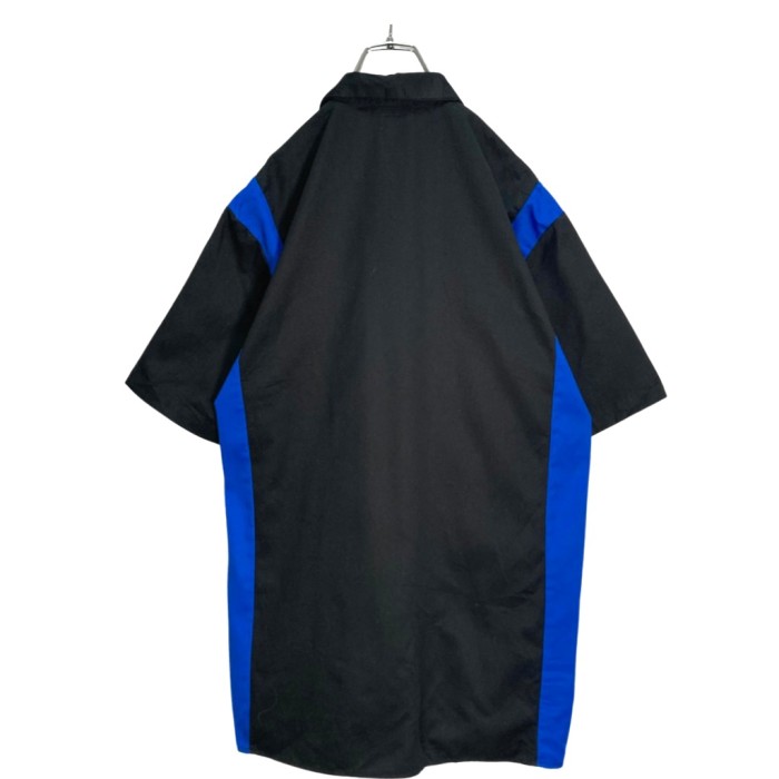 Dickies S/S Black × Blue bi-color shirt | Vintage.City 빈티지숍, 빈티지 코디 정보