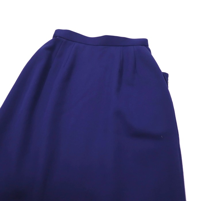 伊太利屋 ロングスカート 9A2 ブルー ウール レトロ刺繍 日本製 | Vintage.City 古着屋、古着コーデ情報を発信