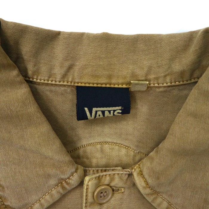 VANS サファリシャツ M ベージュ コットン 未使用品 | Vintage.City 古着屋、古着コーデ情報を発信