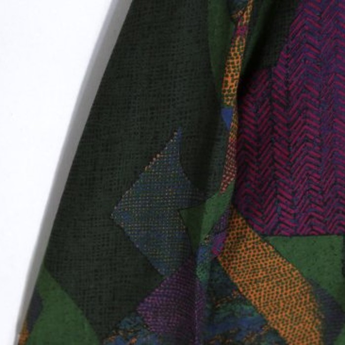 pointillism patchwork style wool shirt | Vintage.City 빈티지숍, 빈티지 코디 정보