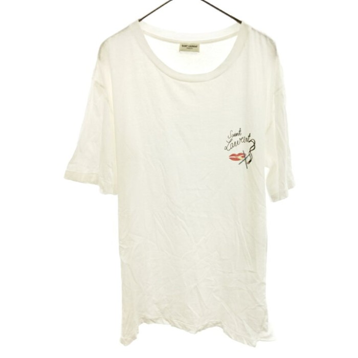 スモーキングリッププリントクルーネック半袖Tシャツ 482675 ホワイト | Vintage.City 빈티지숍, 빈티지 코디 정보