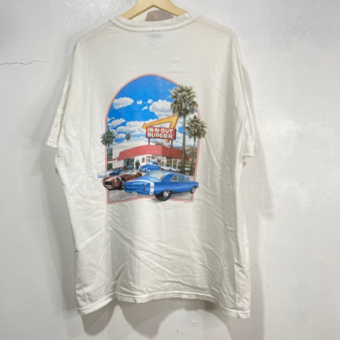 『送料無料』90s IN-N-OUT BURGER 両面プリントTシャツ　白　 | Vintage.City 古着屋、古着コーデ情報を発信