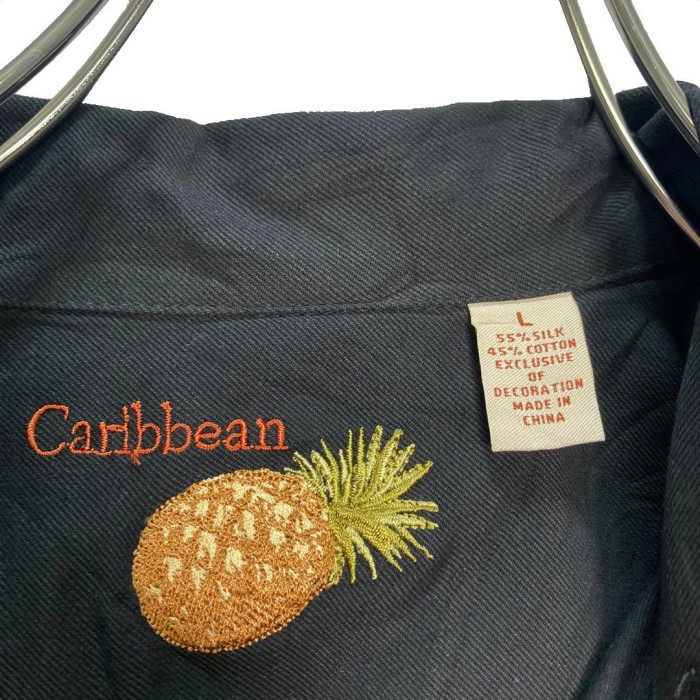 90s Caribbean S/S line shirt | Vintage.City 古着屋、古着コーデ情報を発信