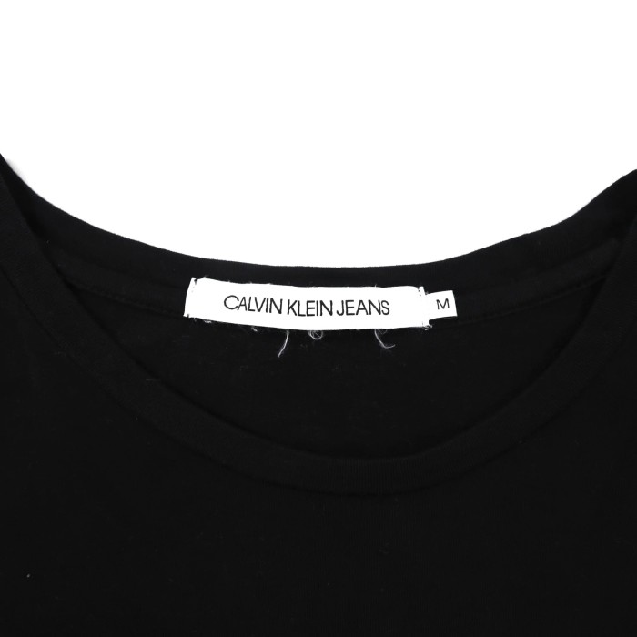 CALVIN KLEIN JEANS Tシャツ M ブラック ロゴプリント | Vintage.City 古着屋、古着コーデ情報を発信