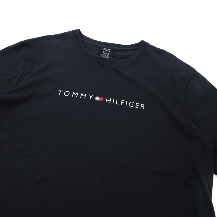 TOMMY HILFIGER ロゴTシャツ L ネイビー コットン ビッグサイズ | Vintage.City 古着屋、古着コーデ情報を発信