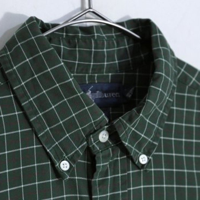 "Ralph Lauren" tattersall check shirt | Vintage.City 빈티지숍, 빈티지 코디 정보