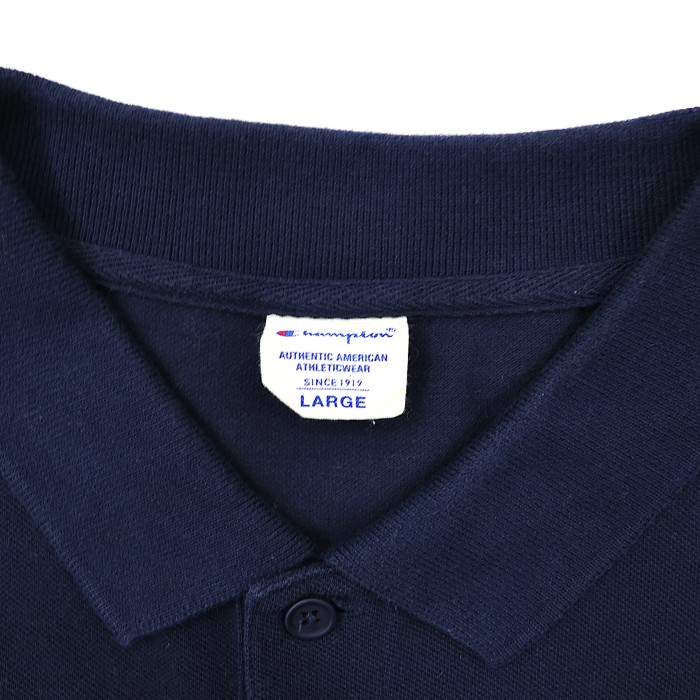 CHAMPION オーバーサイズ ポロシャツ L スクリプトロゴ | Vintage.City 古着屋、古着コーデ情報を発信