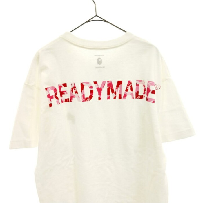 レディメイド バックロゴプリントクルーネック半袖Tシャツ ホワイト | Vintage.City 빈티지숍, 빈티지 코디 정보